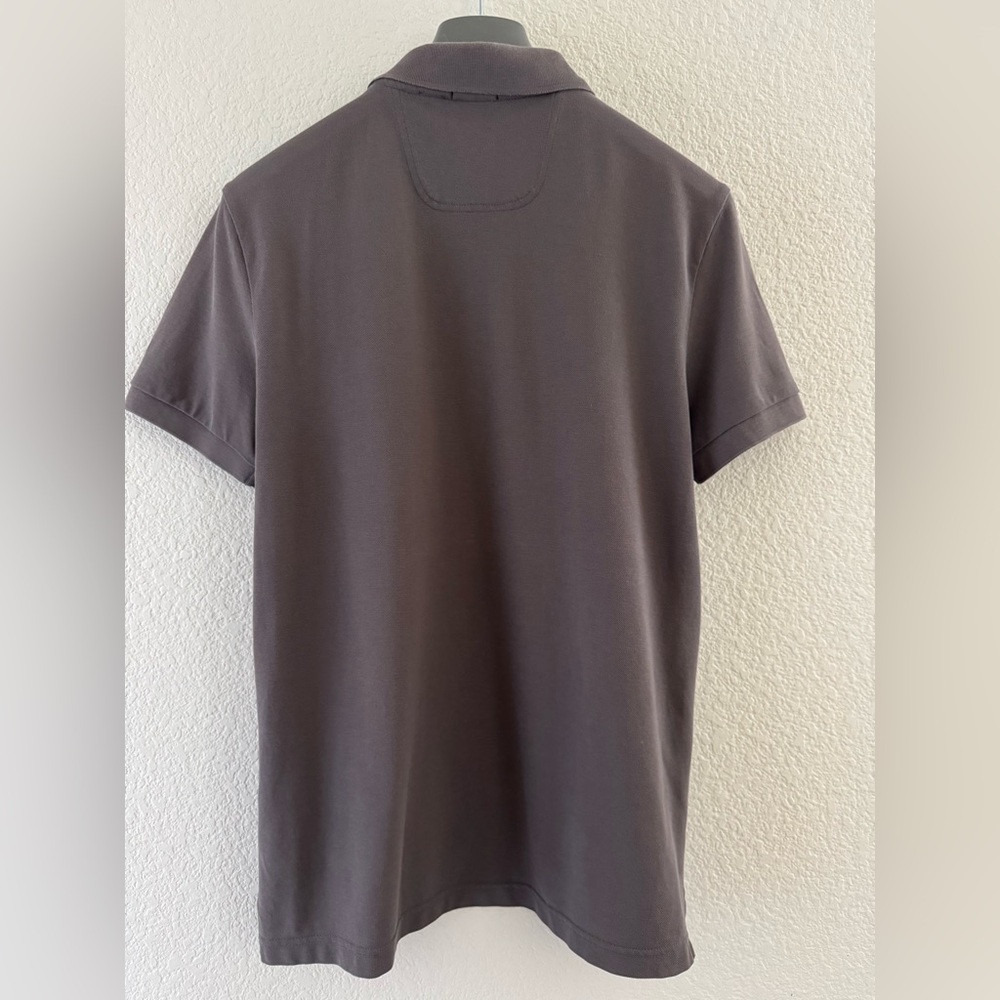 BOSS Gray Slim-Fit Polo Shirt - Picture 2 of 7